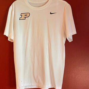 Nike Men's White Purdue Short Sleeve Tee